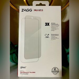 NWT Zagg Invisible Shield Screen Protector- New iPhone 6.7” Pro 2022